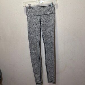 Lululemon Wunder Under Pant Plush Petal Deep Coal Ghost Size 2